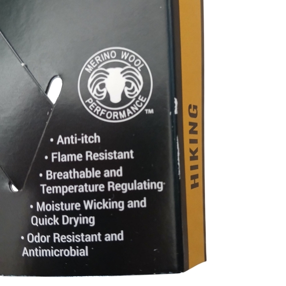 FITS Athletic Socks Wool Light Hiking Crew Breathable Medium - Picture 10 of 15